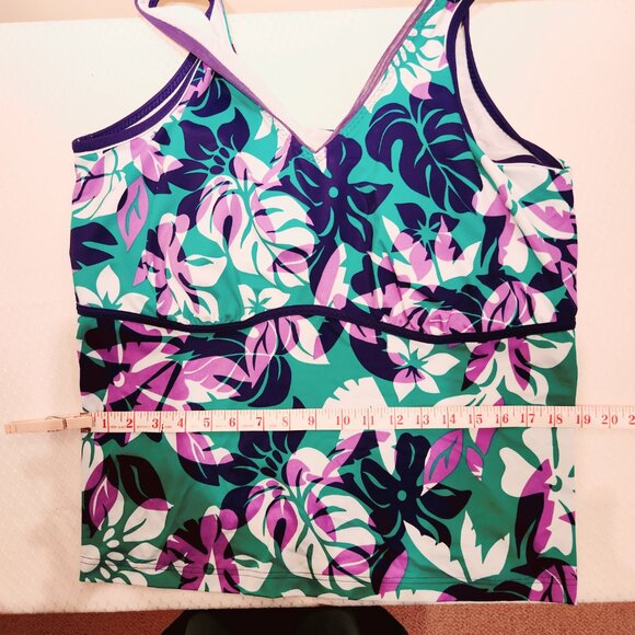 Lands'‎ End Swimsuit Top / Tankini Top 24W DDD Underwire - Picture 9 of 9